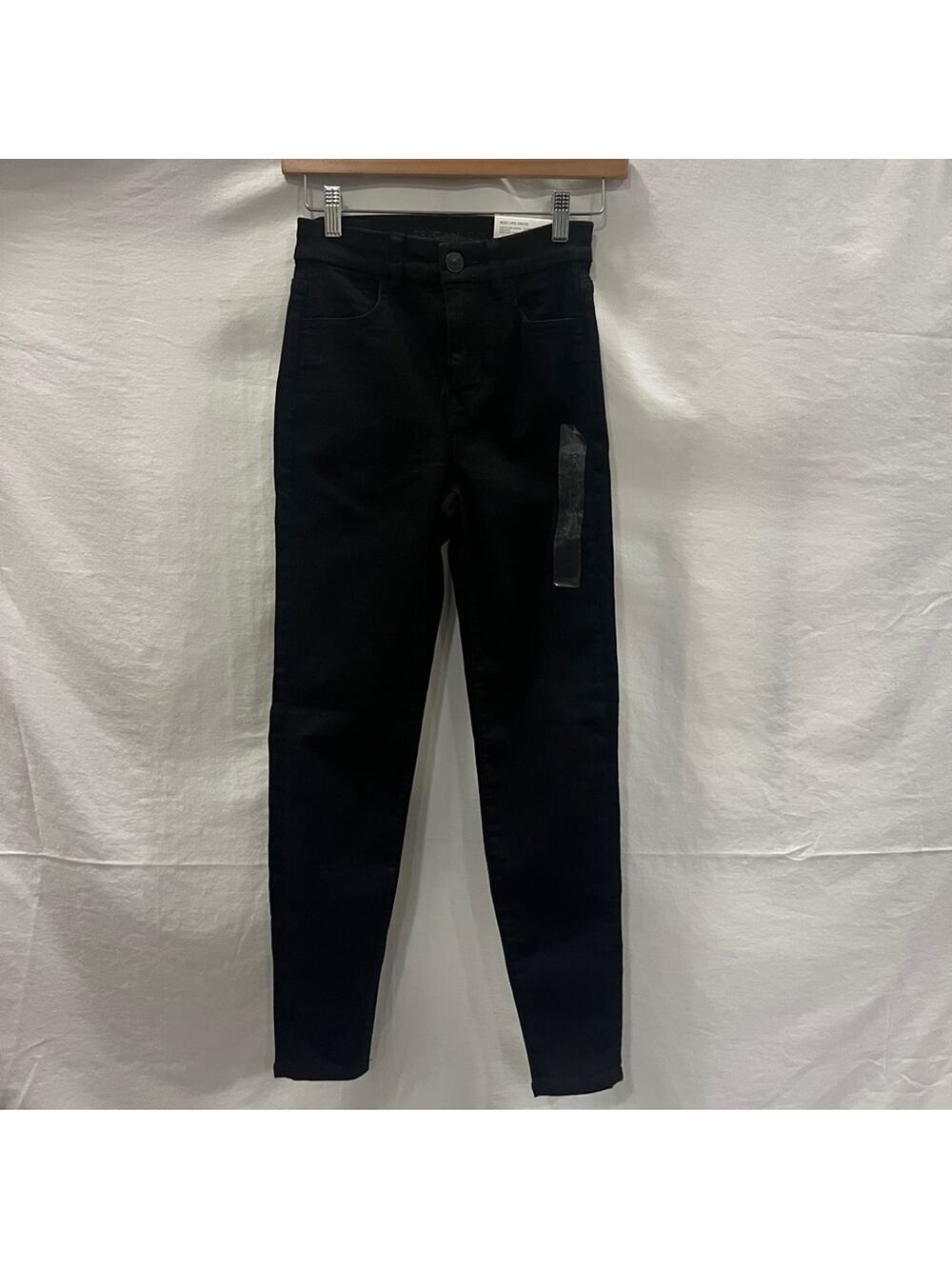American Eagle Curvy Hi Rise Jegging Black Womens 00 Next Level Stretch Small